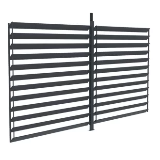   G21 forgatható lamellás oldalfal 3,7x2,2 m Austin pergolához