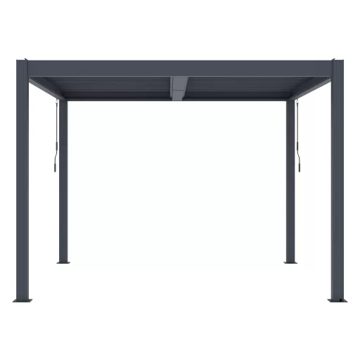 G21 Austin Premium 3x3 m bioklimatikus pergola 100% alumínium, antracit