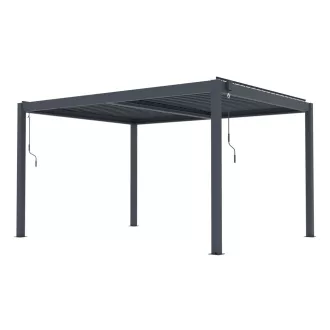   G21 Austin Premium 4x3 m bioklimatikus pergola 100% alumínium, antracit