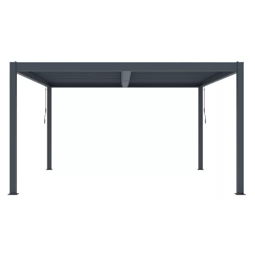 G21 Austin Premium 4x4 m bioklimatikus pergola 100% alumínium, antracit