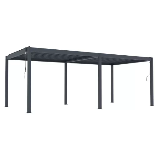 G21 Austin Premium 6x3 m bioklimatikus pergola 100% alumínium, antracit