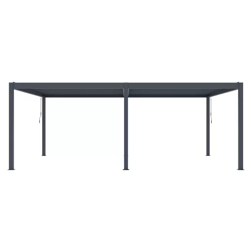 G21 Austin Premium 6x4 m bioklimatikus pergola 100% alumínium, antracit