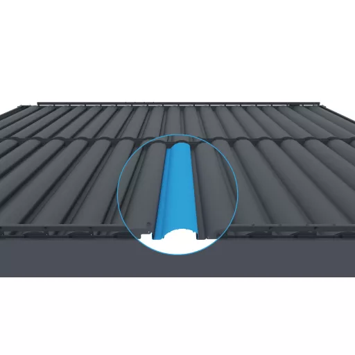 G21 Austin Premium 6x4 m bioklimatikus pergola 100% alumínium, antracit