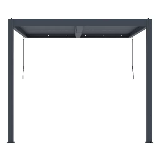 G21 Trenton 3x3 m bioklimatikus pergola, antracit alumínium