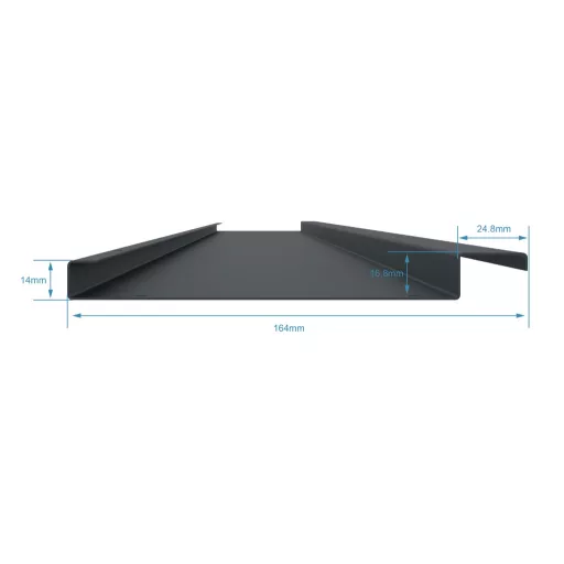 G21 Trenton 4x3 m bioklimatikus pergola, antracit alumínium