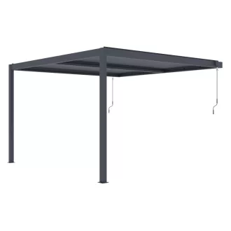 G21 Trenton 4x4 m bioklimatikus pergola, antracit alumínium
