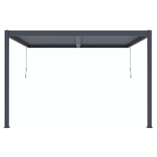 G21 Trenton 4x4 m bioklimatikus pergola, antracit alumínium