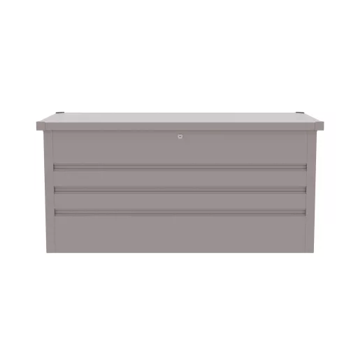 Kerti láda G21 Denver 400 L, szürke fém
