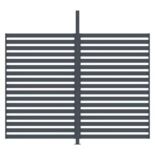 G21 kiegészítő fix lamellás fal 3x2,6 m Trenton pergolához