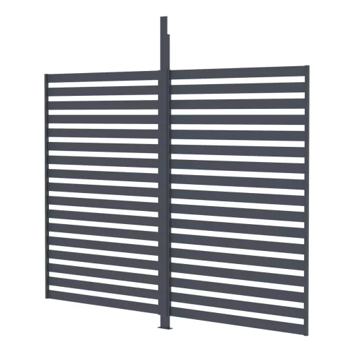 G21 kiegészítő fix lamellás fal 3x2,6 m Trenton pergolához