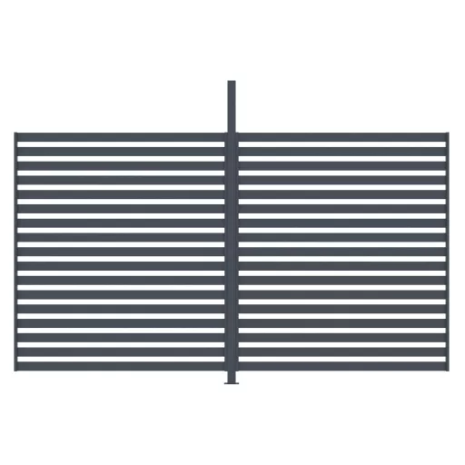 G21 kiegészítő fix lamellás fal 4x2,6 m Trenton pergolához