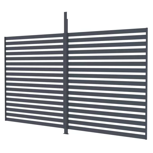 G21 kiegészítő fix lamellás fal 4x2,6 m Trenton pergolához