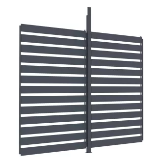   G21 kiegészítő forgatható lamellás fal 3x2,6 m Trenton pergolához