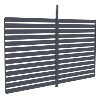   G21 kiegészítő forgatható lamellás fal 4x2,6 m Trenton pergolához