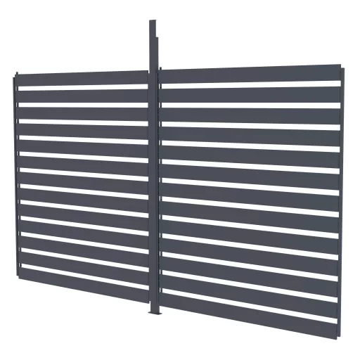 G21 kiegészítő forgatható lamellás fal 4x2,6 m Trenton pergolához