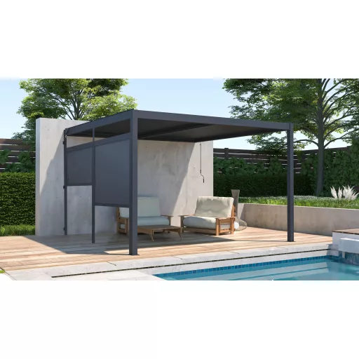 G21 kiegészítő oldalsó napellenző 4x2,6 m Trenton pergolához