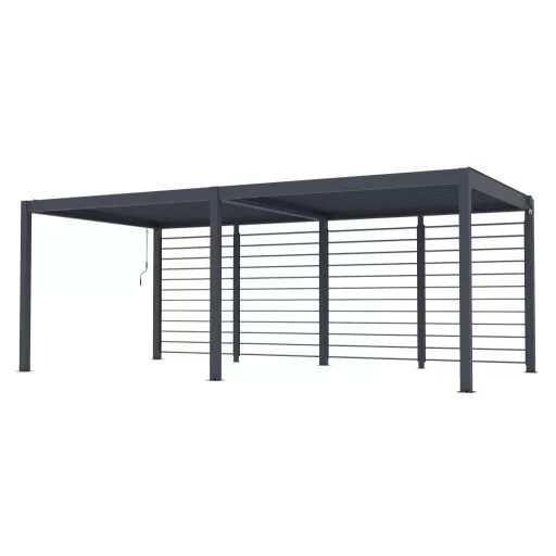 G21 kiegészítő forgatható lamellás oldalfal Austin Premium 6x3 és 6x4 m pergolához / LONG