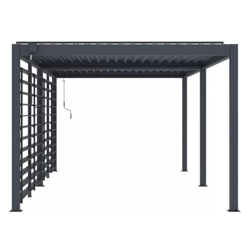 G21 kiegészítő forgatható lamellás oldalfal Austin Premium 6x3 és 6x4 m pergolához / LONG