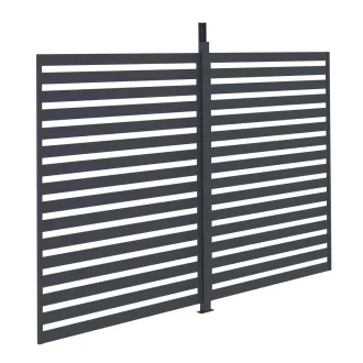   G21 kiegészítő fix lamellás oldalfal Austin Premium 6x3 és 6x4 m pergolához / LONG