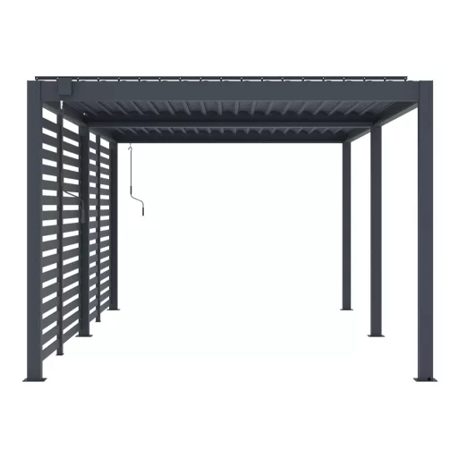 G21 kiegészítő fix lamellás oldalfal Austin Premium 6x3 és 6x4 m pergolához / LONG