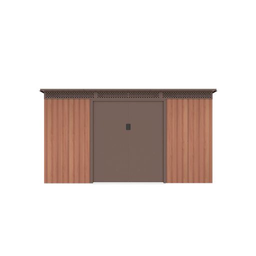 G21 GRAH 483 kerti tároló - 340 x 142 cm, barna