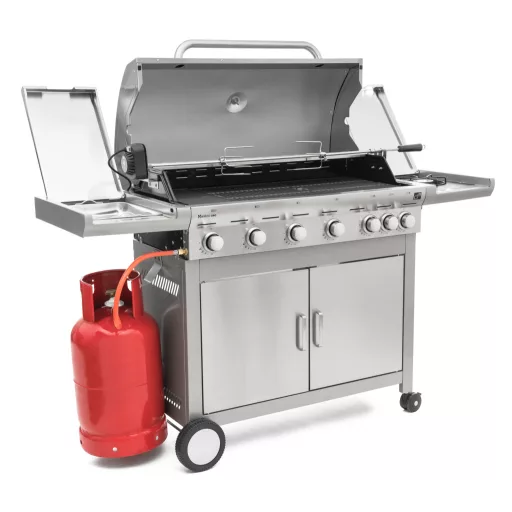 G21 Mexico BBQ Premium line gázgrill, 7 égőfej + ajándék nyomáscsökkentő