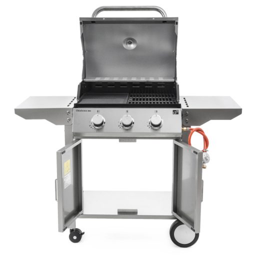 G21 Oklahoma BBQ Premium line gázgrill, 3 égőfej + ajándék nyomáscsökkentő