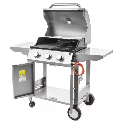 G21 Oklahoma BBQ Premium line gázgrill, 3 égőfej + ajándék nyomáscsökkentő