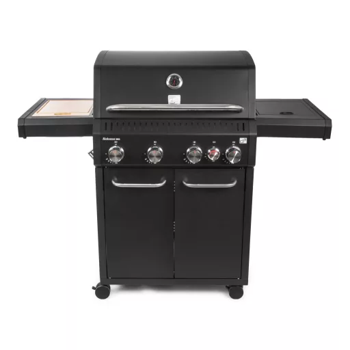 G21 Alabama Black BBQ Premium Line gázgrill, 5 égő + nyomáscsökkentő szelep ingyen