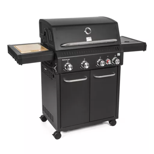 G21 Alabama Black BBQ Premium Line gázgrill, 5 égő + nyomáscsökkentő szelep ingyen