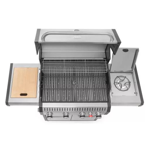 G21 Alabama Silver BBQ Premium Line gázgrill, 5 égő + redukciós szelep ajándékba