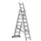 G21 háromrészes létra 5,1m, 3x8 létrafok