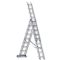 G21 háromrészes létra 5,9m, 3x9 létrafok