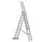 G21 háromrészes létra 7,6m 3x11 létrafok