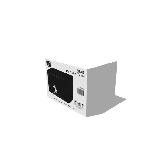 G21 széf kulcsos zárral 230 x 170 x 170 mm