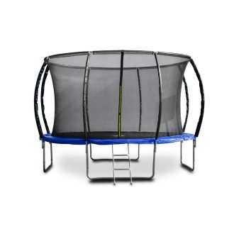   G21 SpaceJump trambulin védőhalóval, 366 cm, ajándék létrával, kék színben