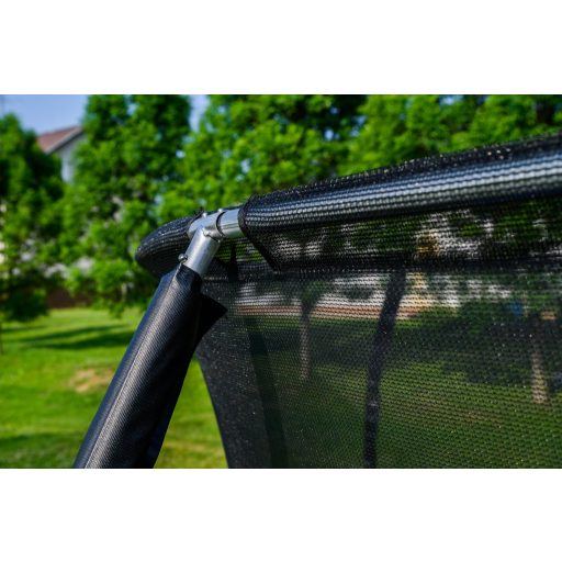 G21 SpaceJump trambulin védőhalóval, 366 cm, ajándék létrával, kék színben