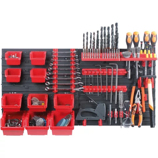 Kistenberg ORDERLINE felakasztható rendszer, 10 doboz és 22 tartó