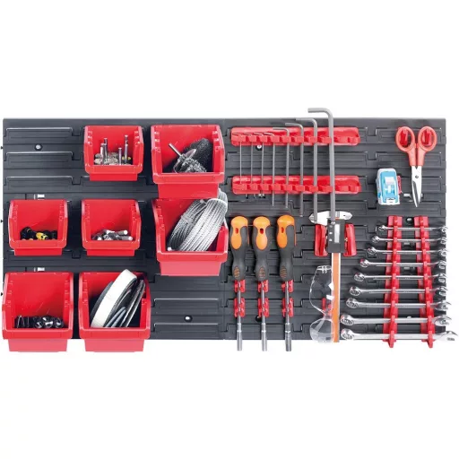 Kistenberg ORDERLINE felakasztható rendszer, 10 doboz és 22 tartó