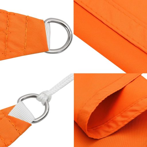 135693  Sunshade Sail Oxford Fabric Square 7x7 m Orange