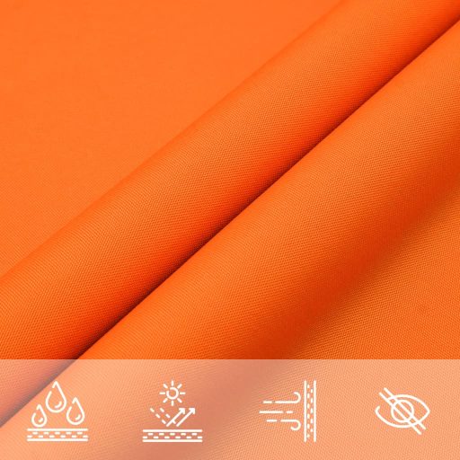 135693  Sunshade Sail Oxford Fabric Square 7x7 m Orange