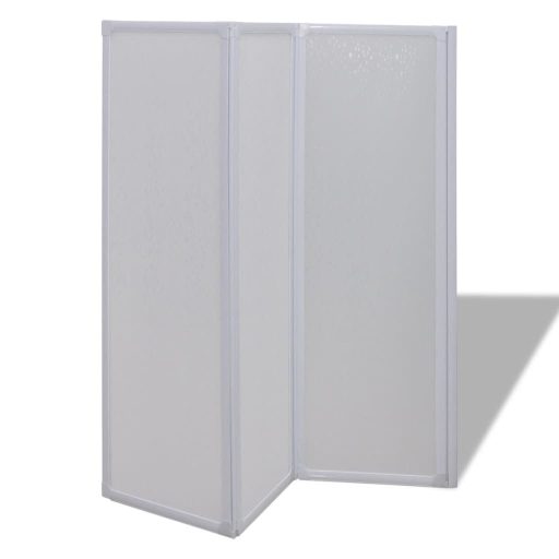 ZuhanyFal Kádparaván 141 x 132 cm 3 Panel Összehajtható
