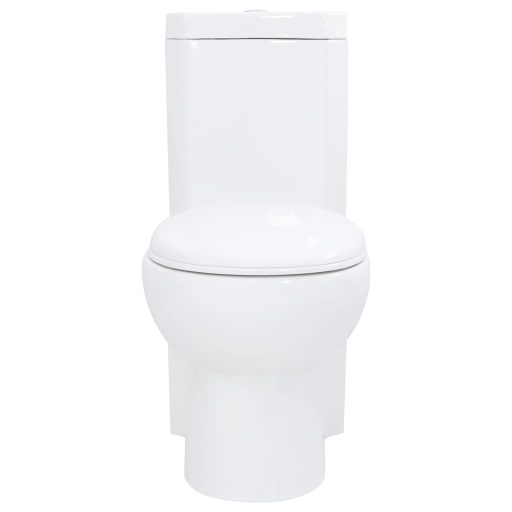 Fehér kerámia fürdőszobai sarok WC