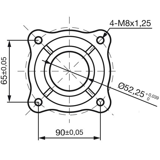 Fekete benzinmotor 15 LE 11 kW