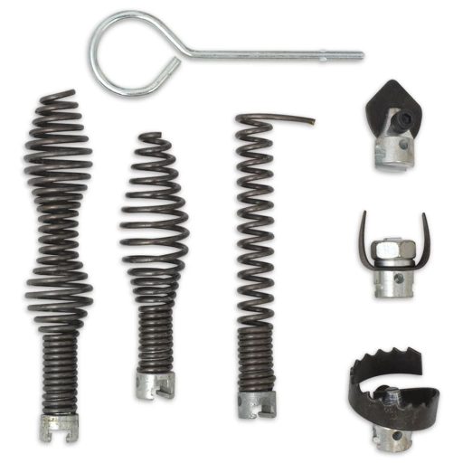 Csőtisztító gép 250 W  12,5 m x 16 mm; 4,5 m x 9,5 mm