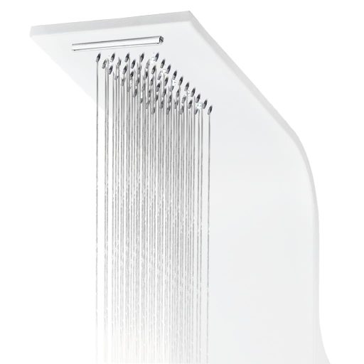 Fehér alumínium zuhanypanel 20 x 44 x 130 cm