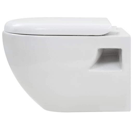 Fehér kerámia fali WC csésze