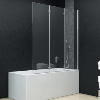   ESG zuhanykabin 3-paneles összecsukható ajtóval 130 x 138 cm