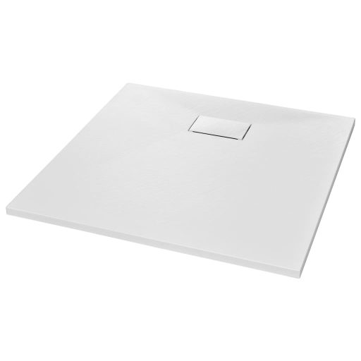 Fehér SMC zuhanytálca 80 x 80 cm