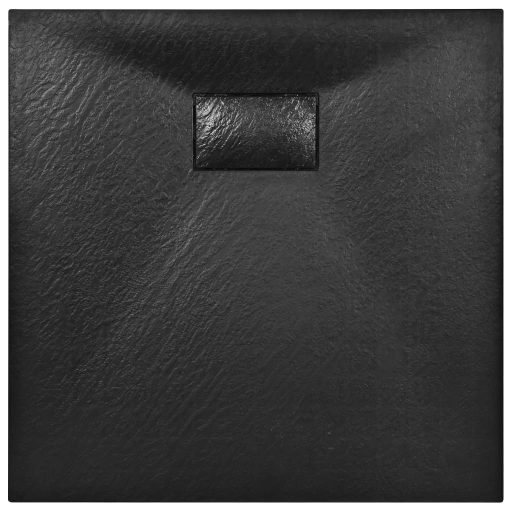 Fekete SMC zuhanytálca 80 x 80 cm